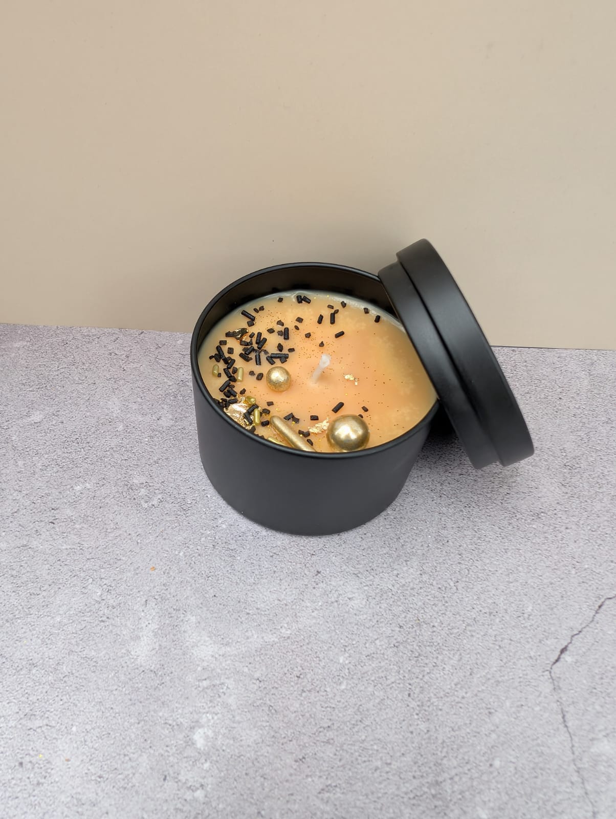 Duftkerze „Eiskaffee“ aus Sojawachs – handgegossen 