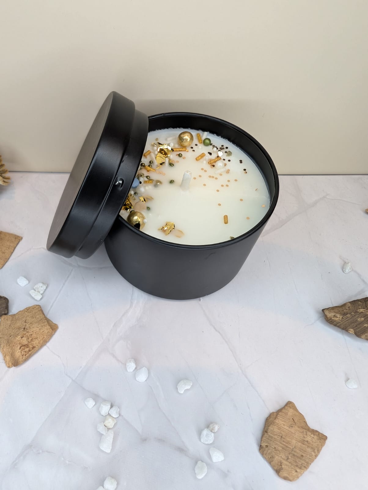 Wunschkerze – Duftkerze aus Sojawachs mit Farb- & Duftwahl