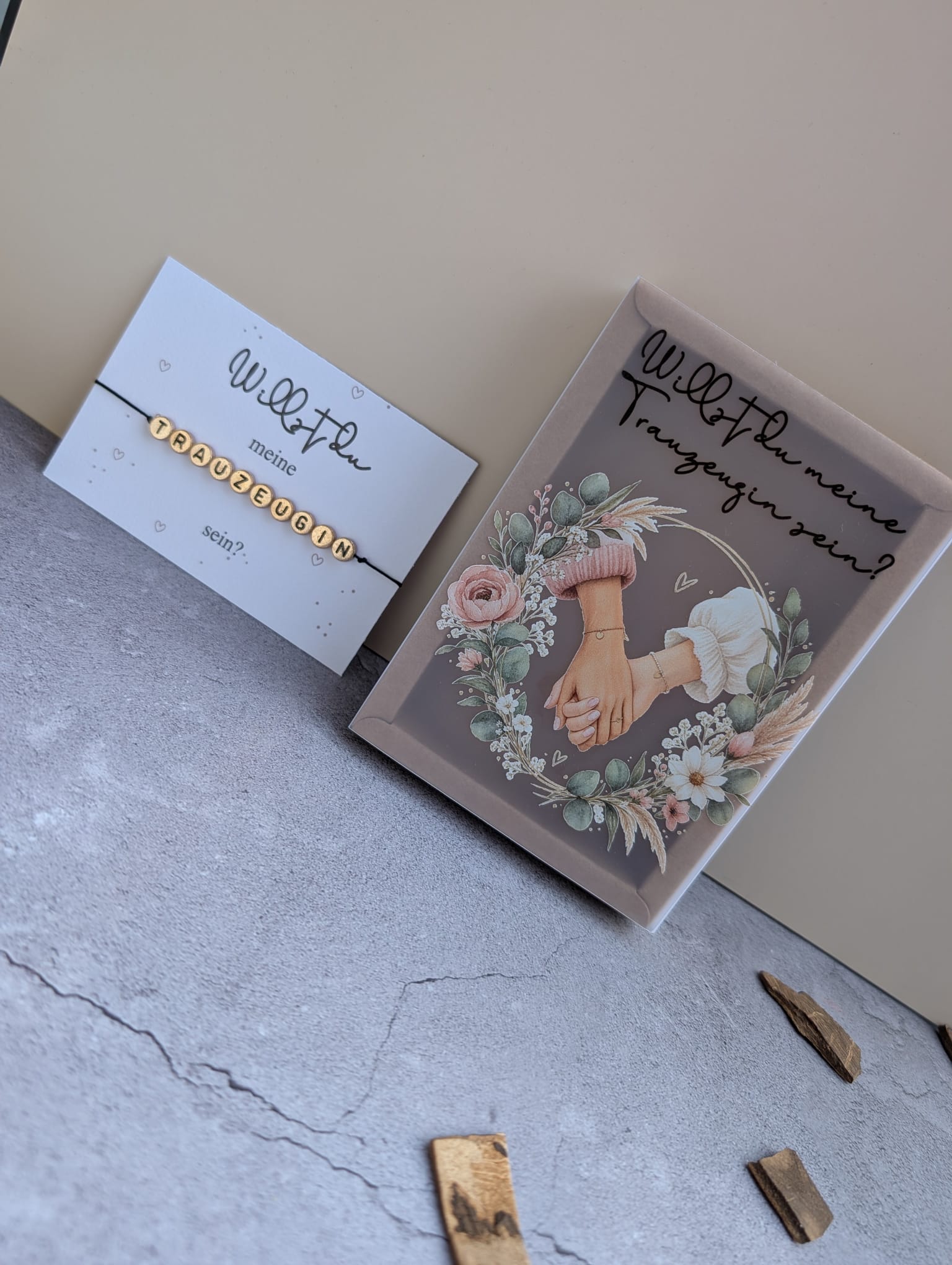 Trauzeugin Geschenkbox – „Willst du meine Trauzeugin sein?“ | Geschenk zur Hochzeit