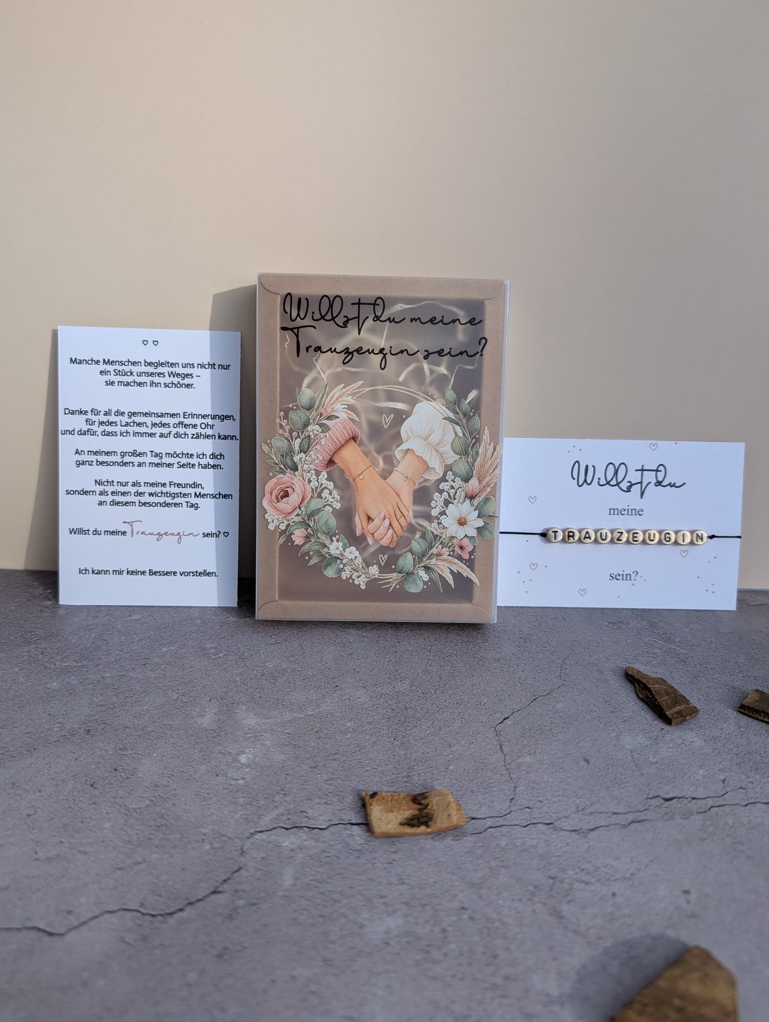 Trauzeugin Geschenkbox – „Willst du meine Trauzeugin sein?“ | Geschenk zur Hochzeit
