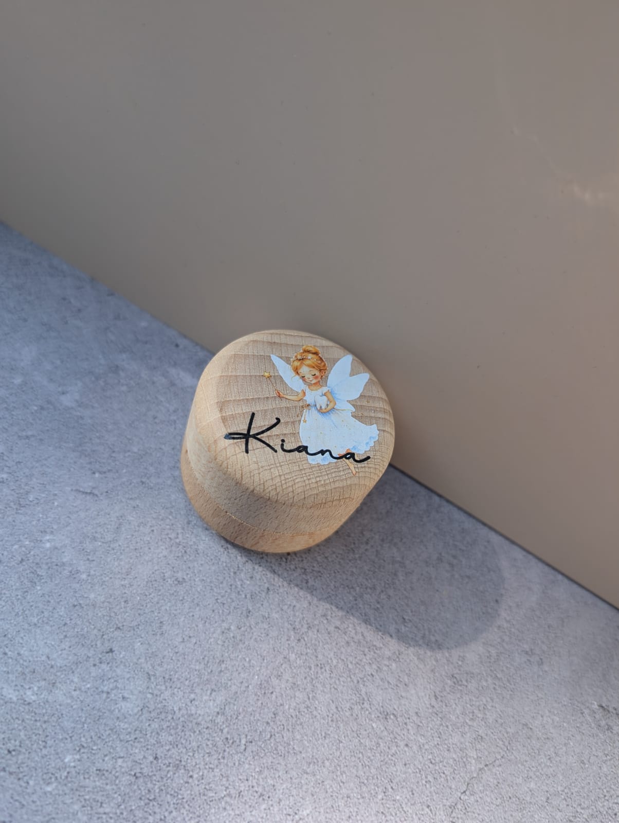 Zahnfeebox personalisiert mit Namen | Zahnfee Dose für Milchzähne | Geschenk zur Einschulung & Zahnfee