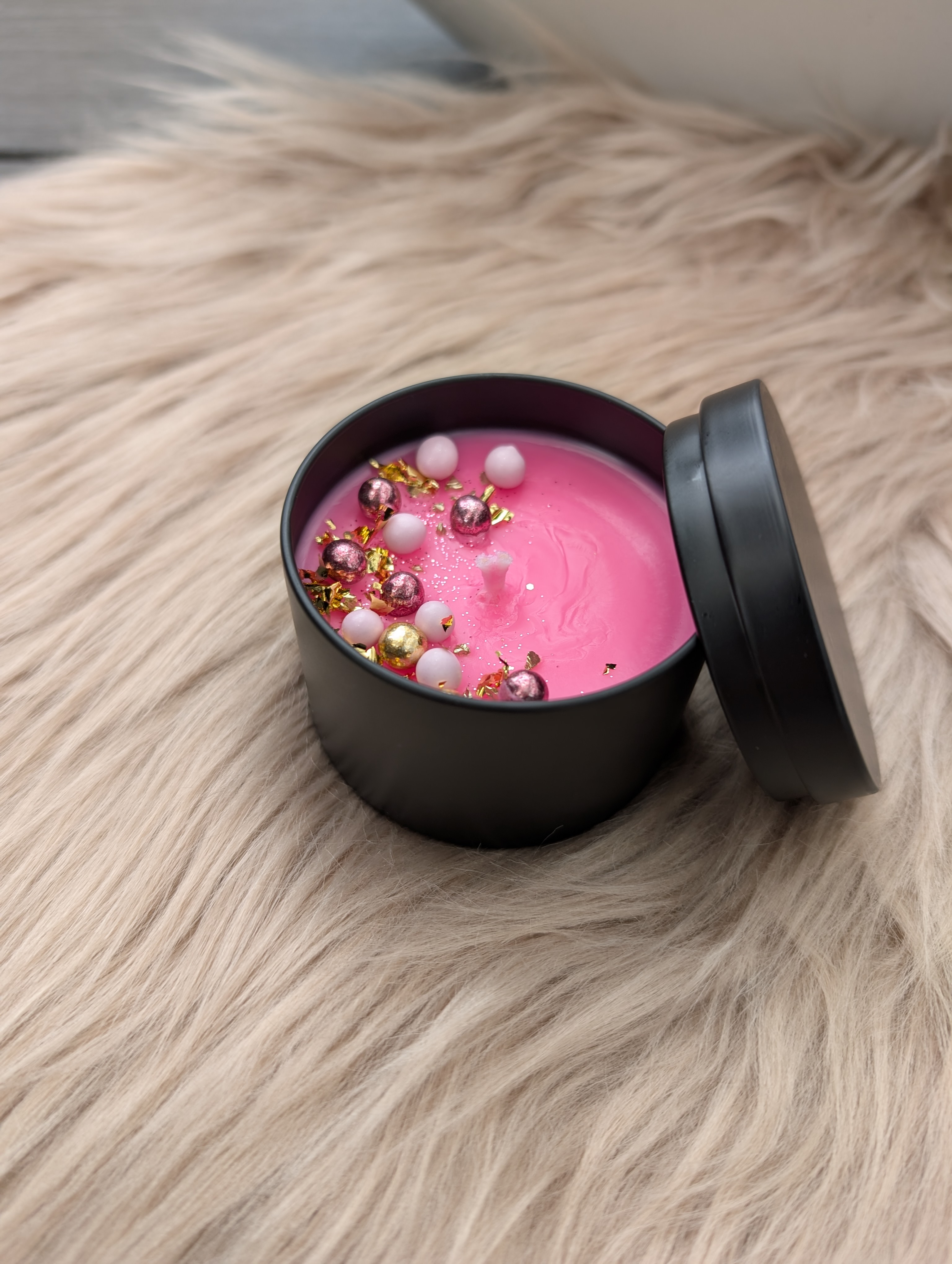 Cashmere Duftkerze mit Baumwolldocht – Handgegossene Sojawachs Kerze 