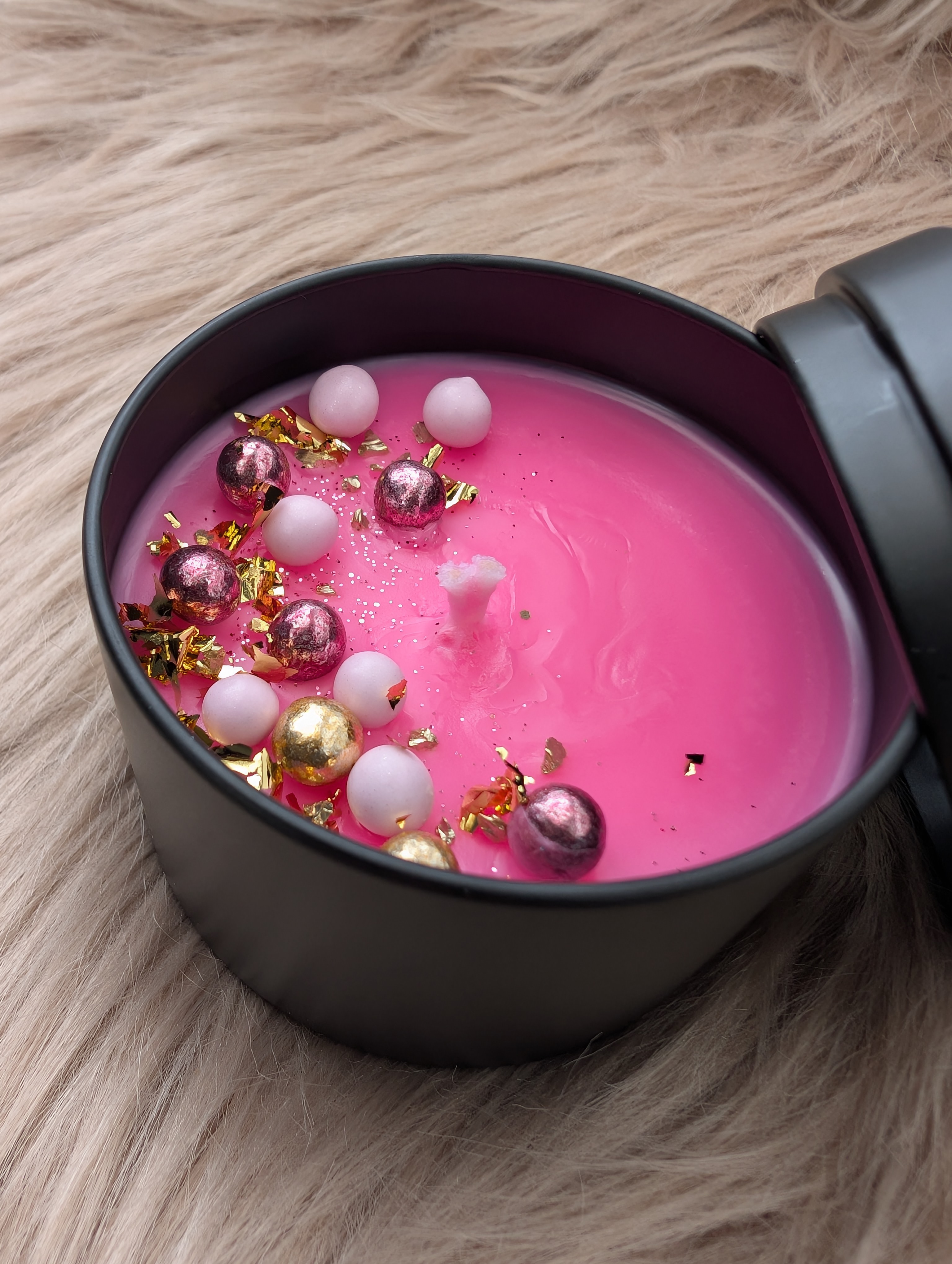 Cashmere Duftkerze mit Baumwolldocht – Handgegossene Sojawachs Kerze 