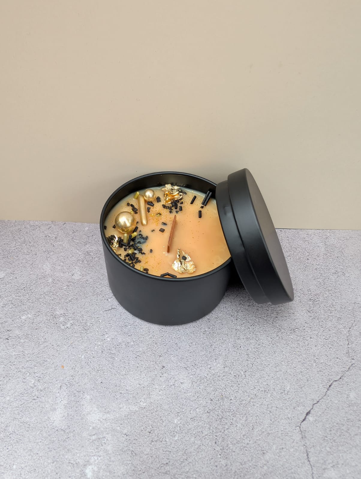 Duftkerze „Eiskaffee“ aus Sojawachs – handgegossen 