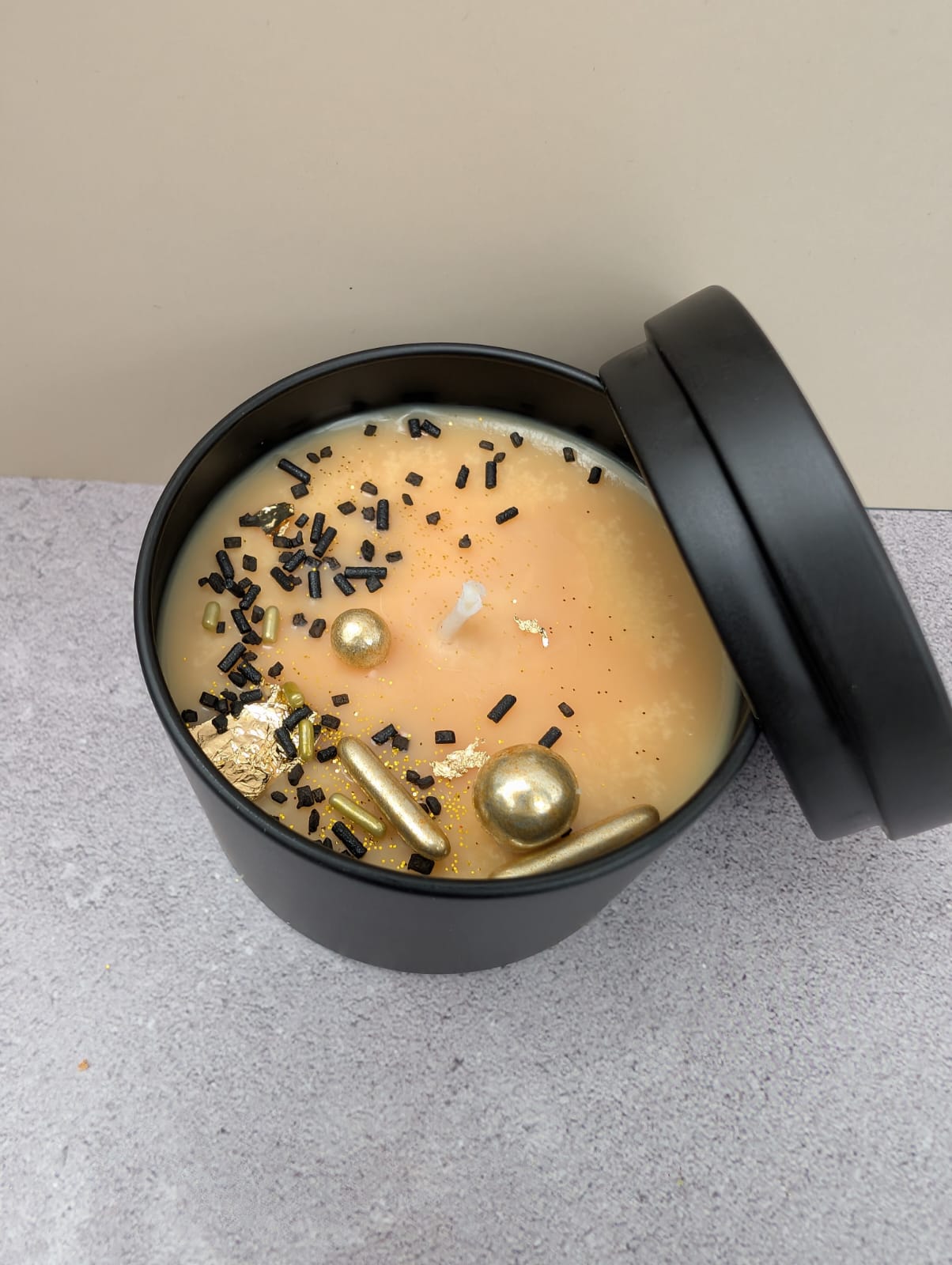 Duftkerze „Eiskaffee“ aus Sojawachs – handgegossen 