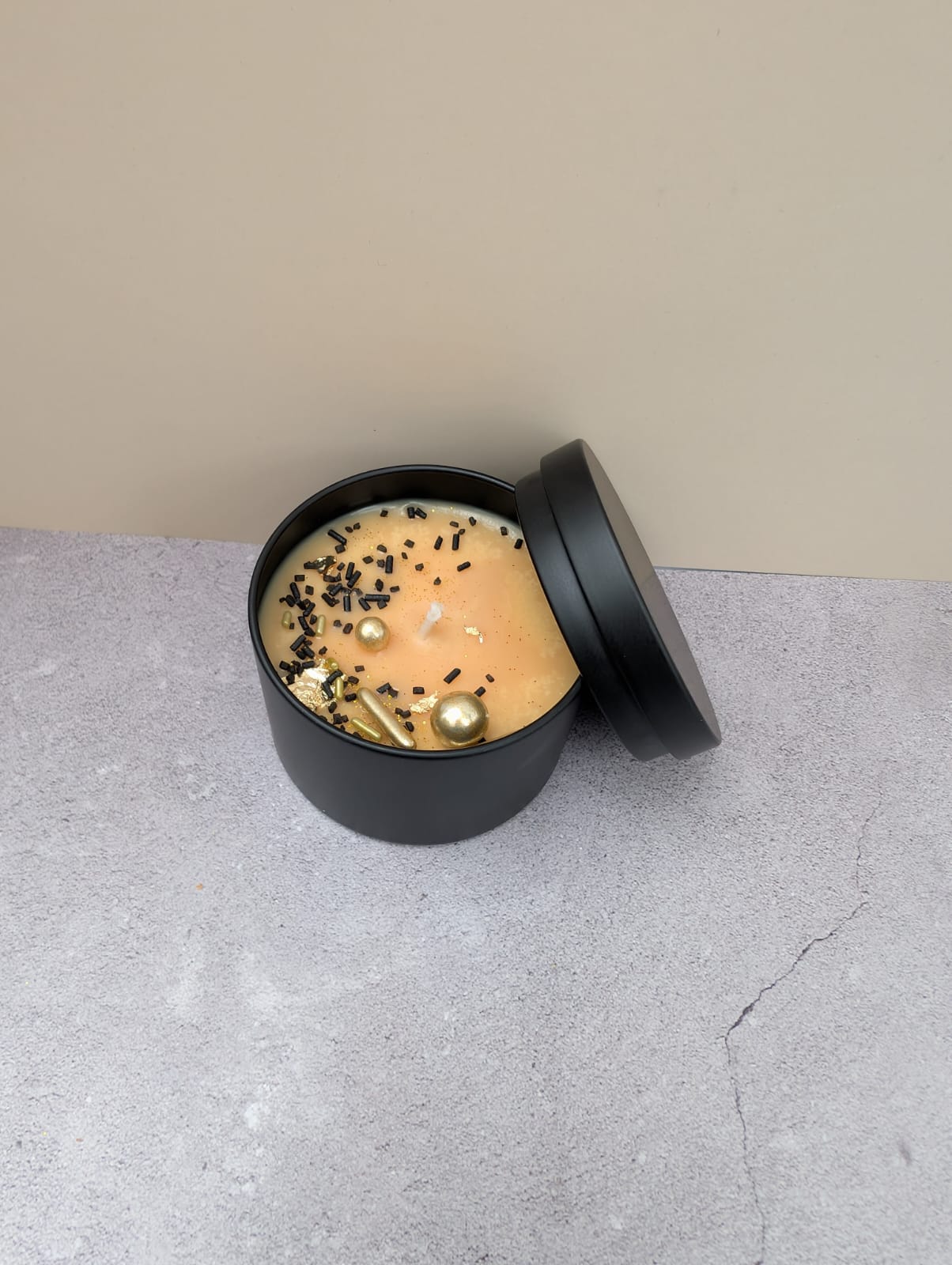 Duftkerze „Eiskaffee“ aus Sojawachs – handgegossen 