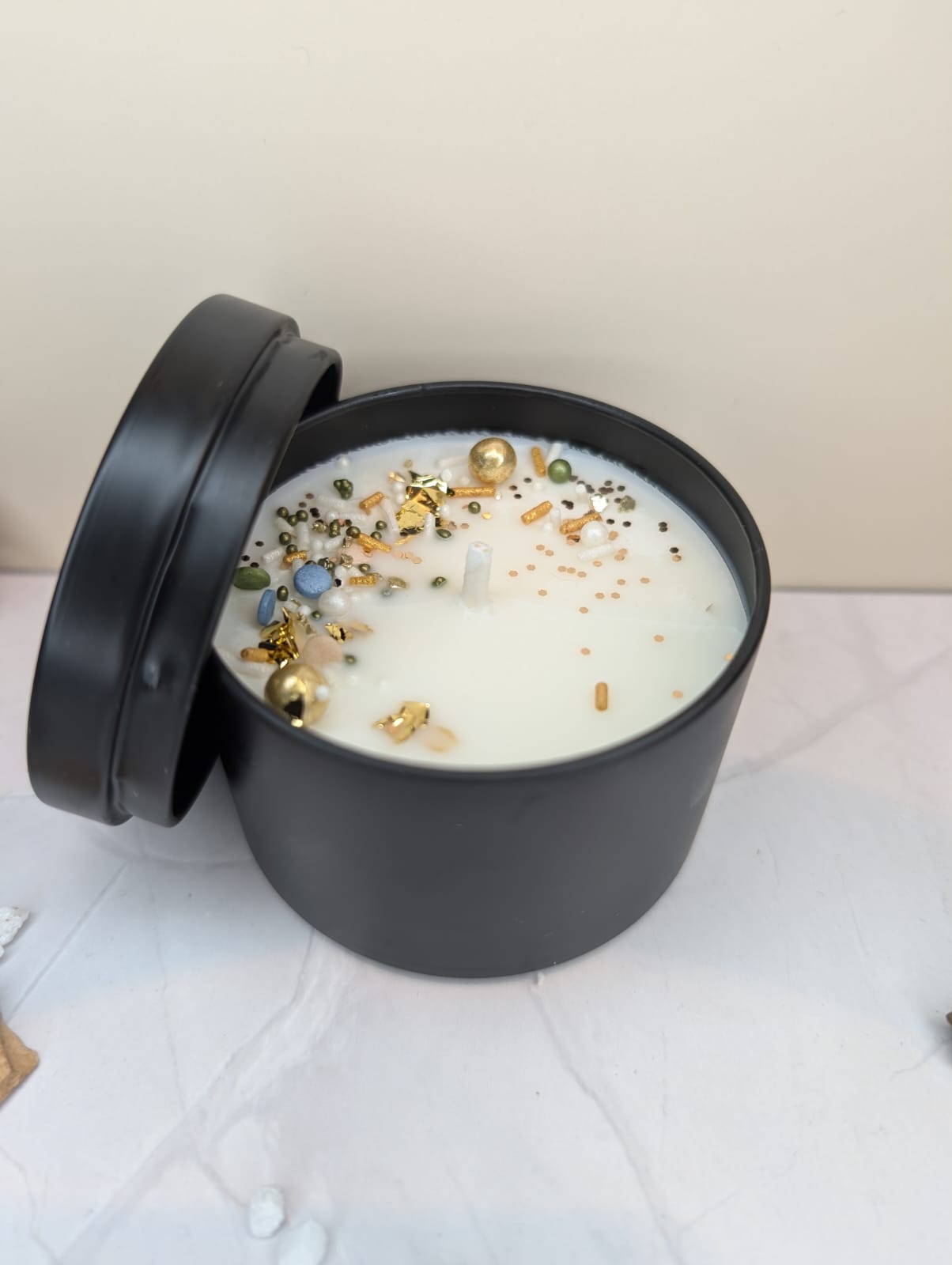 Wunschkerze – Duftkerze aus Sojawachs mit Farb- & Duftwahl