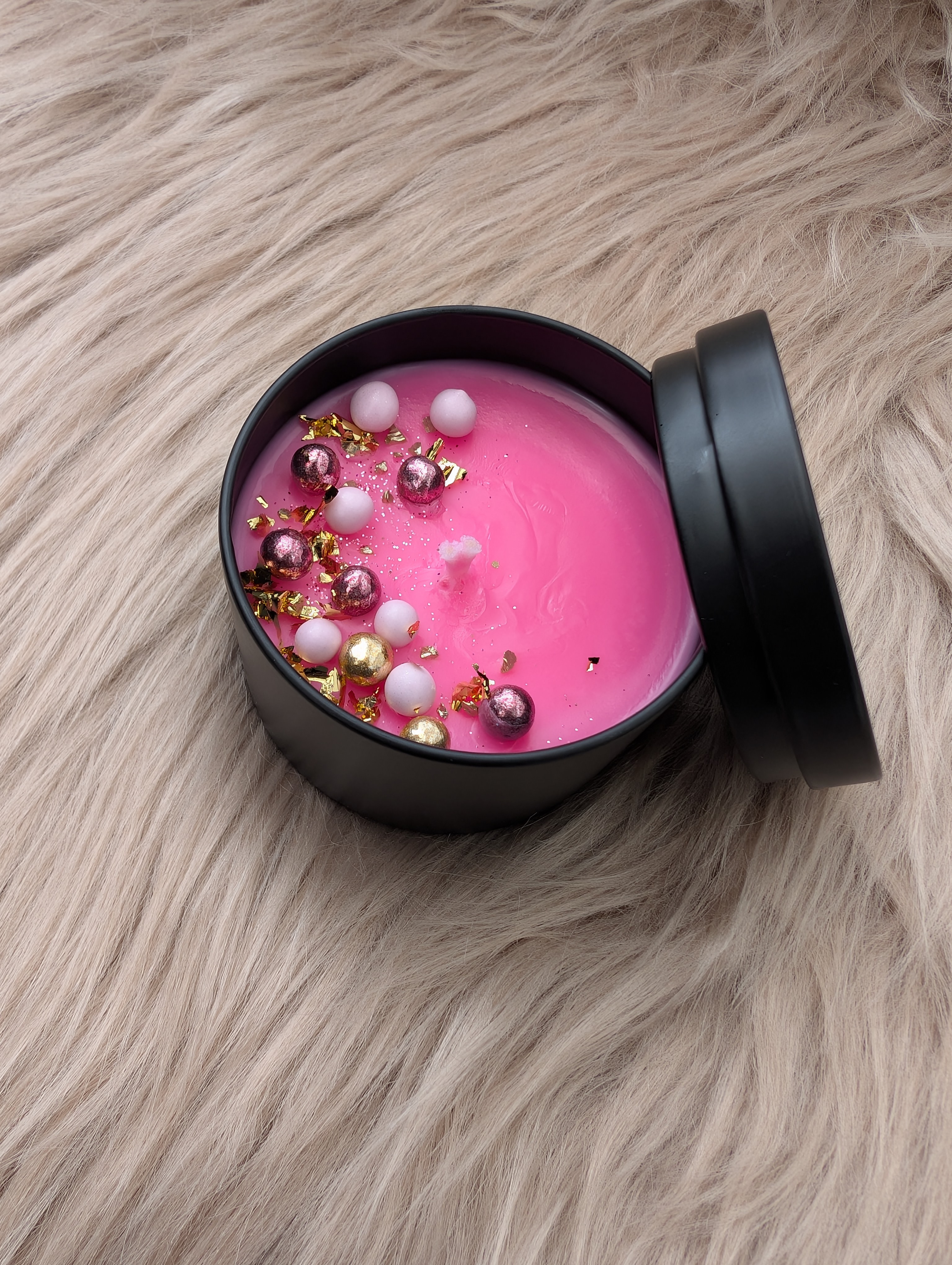 Cashmere Duftkerze mit Baumwolldocht – Handgegossene Sojawachs Kerze 