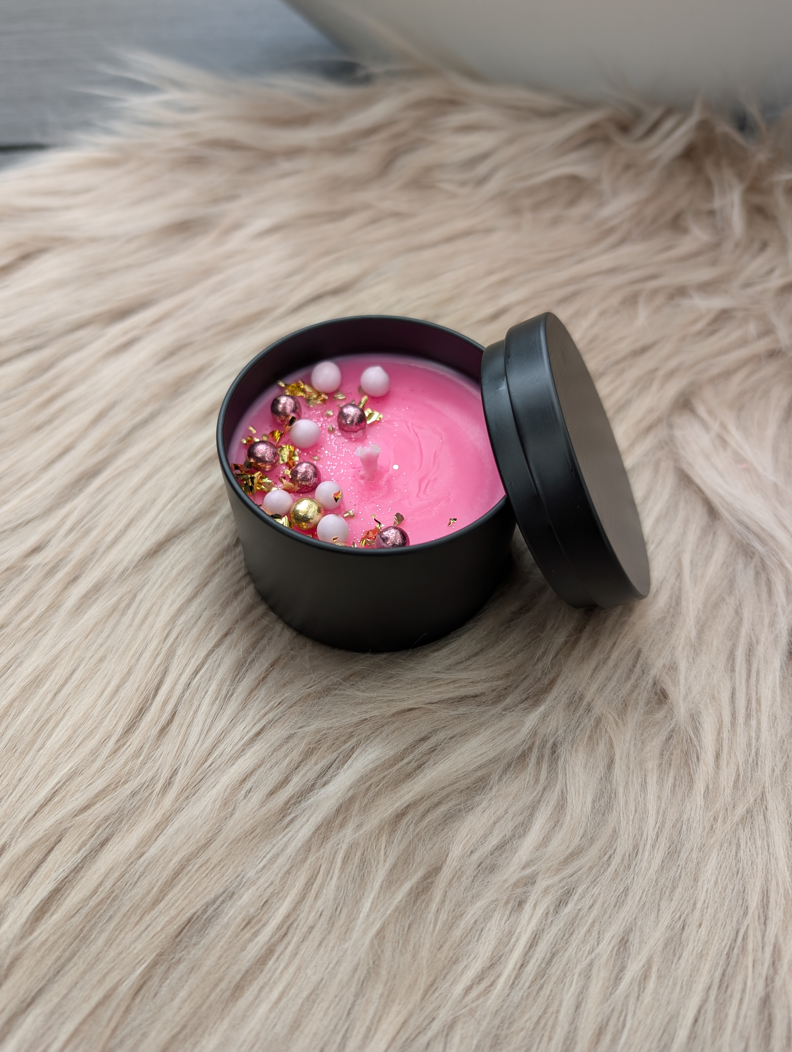 Cashmere Duftkerze mit Baumwolldocht – Handgegossene Sojawachs Kerze 